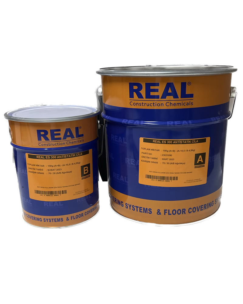 REAL ES 300  EPOXY ESASLI ANTİSTATİK CİLA